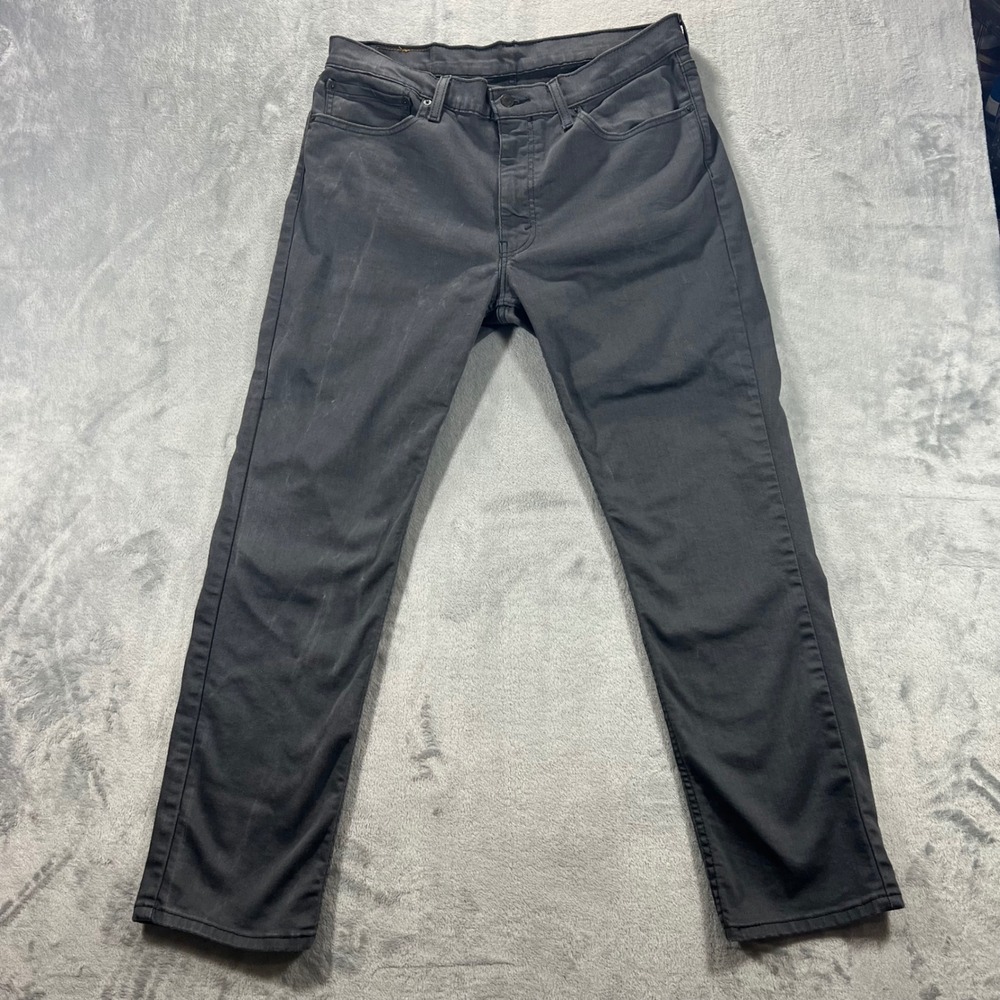 LEVI'S 511 Slim Fit Jeans Mens 36x30 Dark Gray Waterless Stretch 04511-2272